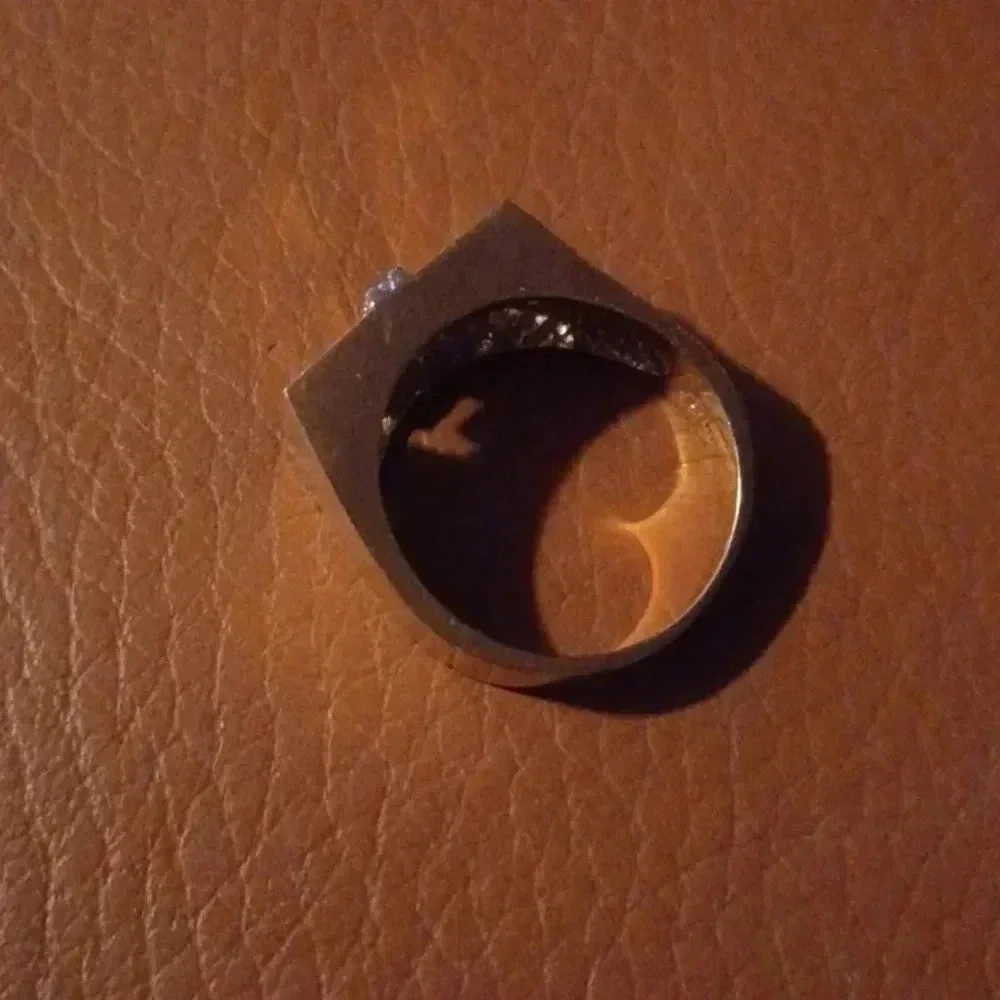 Gold plated men's ring
